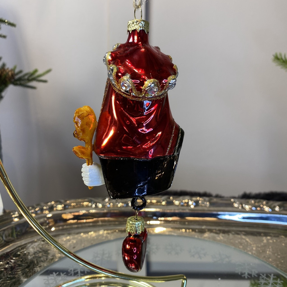 Old World Christmas Queen of Heart Alice Wonderful Blown Glass figural - Picture 4 of 5
